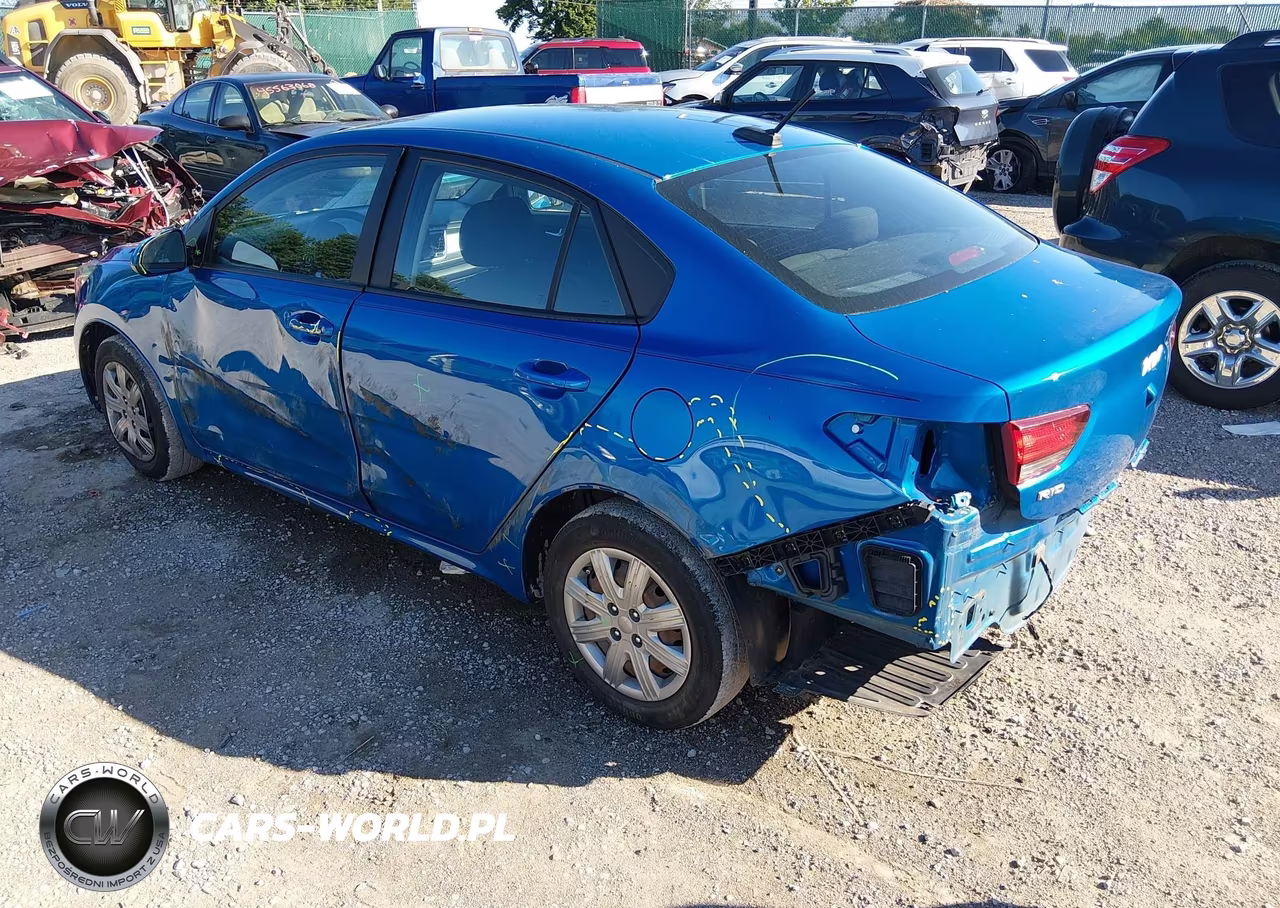 2022 Kia Rio S VIN:3KPA24AD6NE489056 - 3