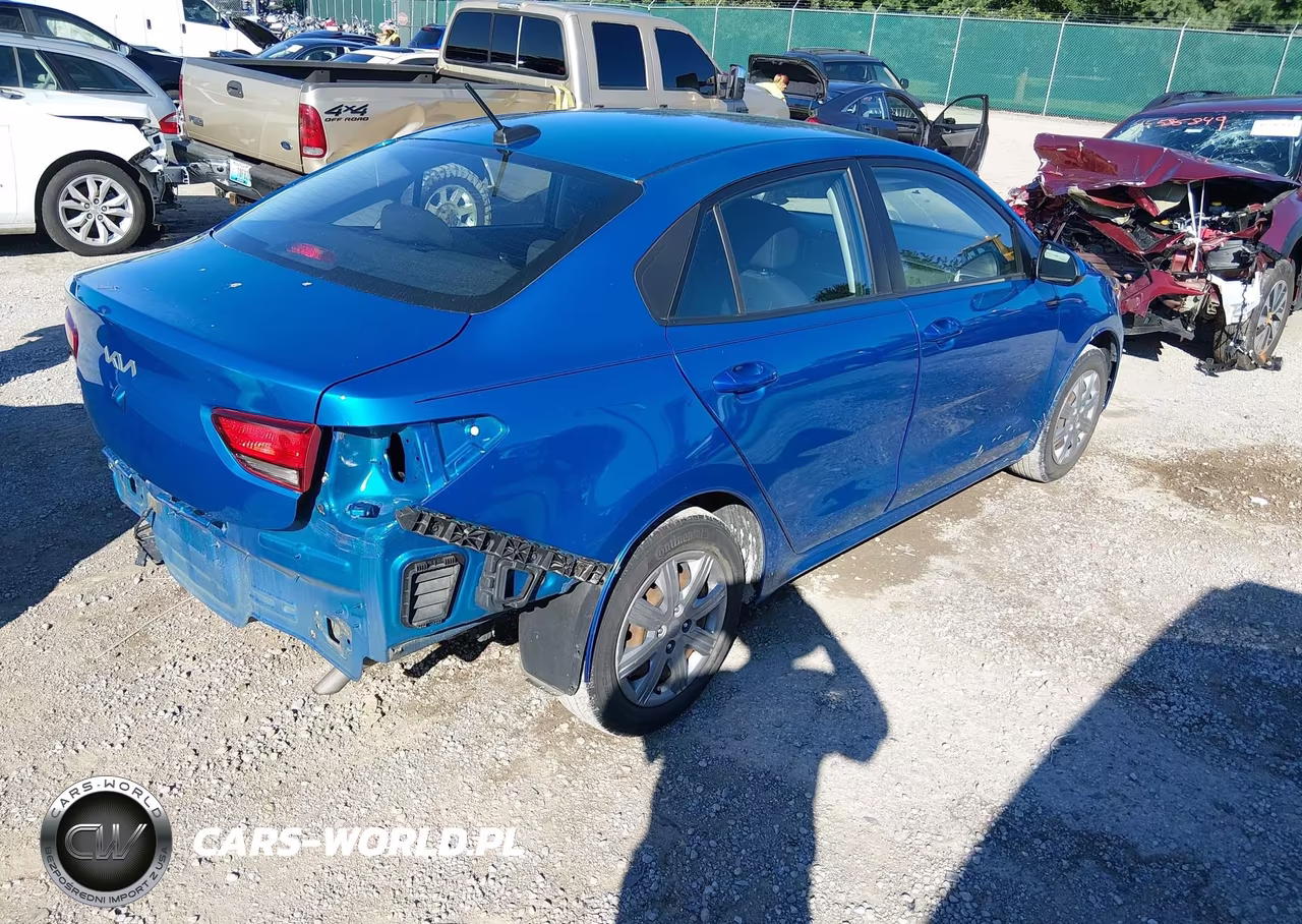 2022 Kia Rio S VIN:3KPA24AD6NE489056 - 4