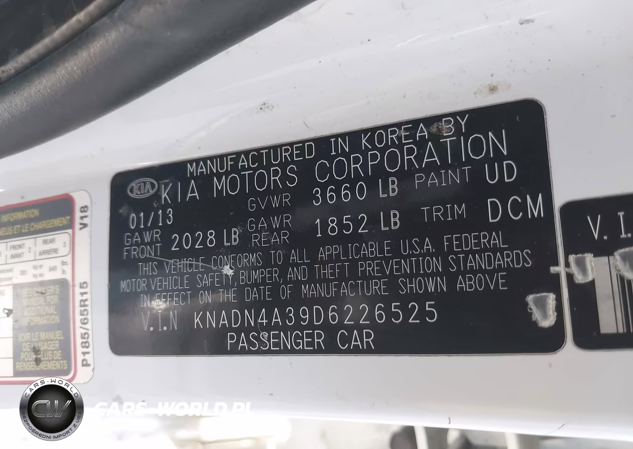 2013 Kia Rio Ex VIN:KNADN4A39D6226525 - 9