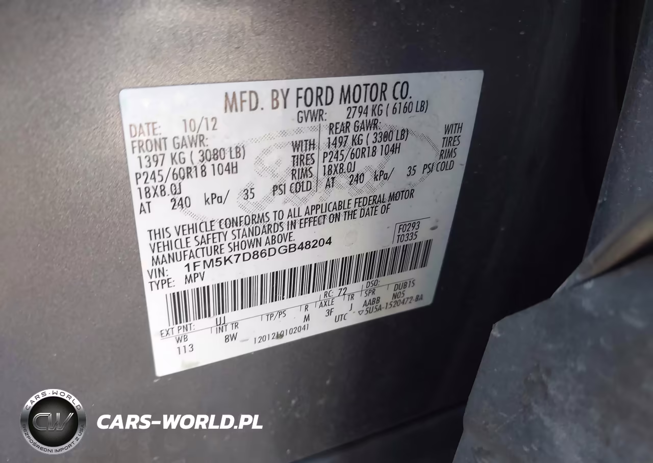 2013 Ford Explorer Xlt VIN:1FM5K7D86DGB48204 - 9