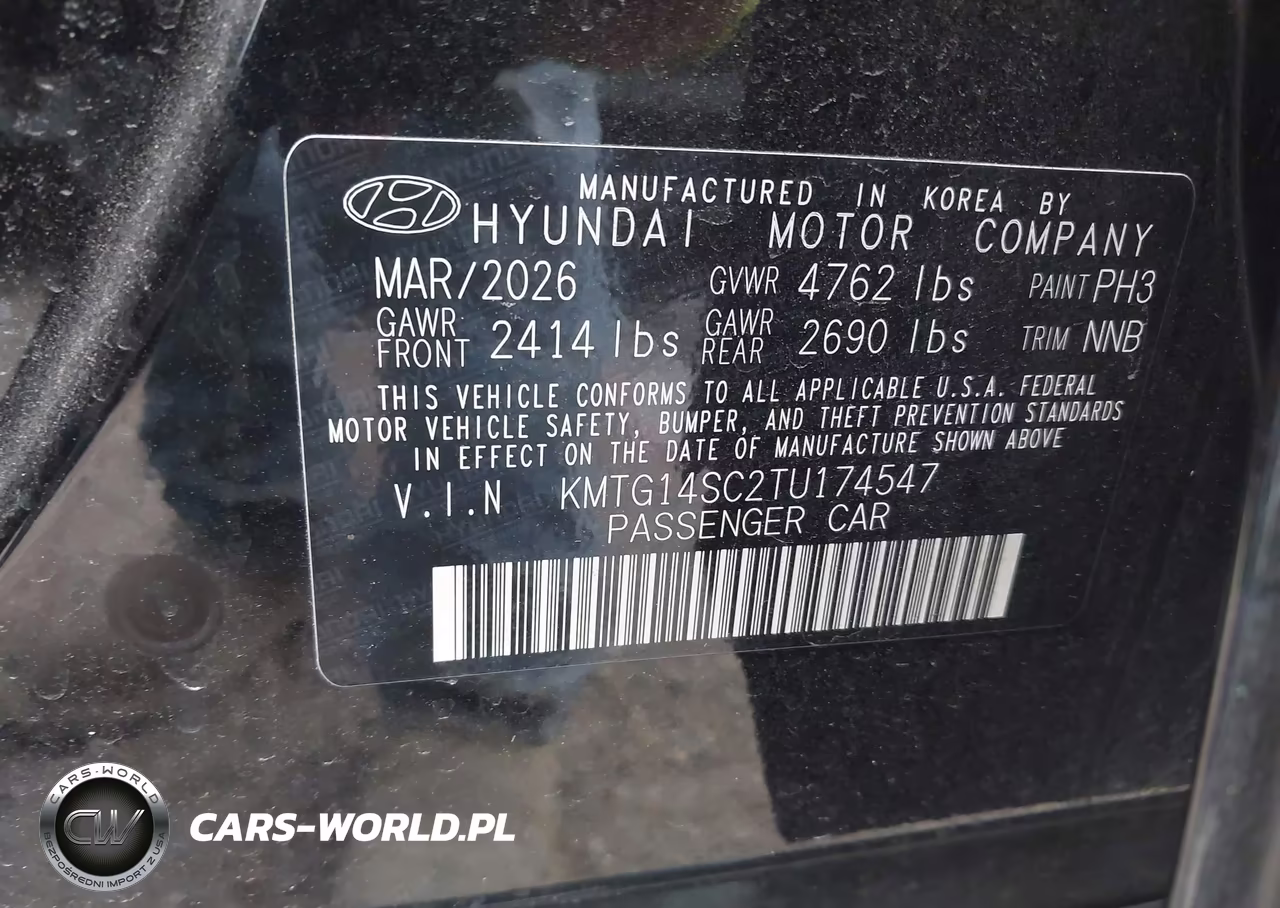 2026 Genesis G70 2.5T Rwd VIN:KMTG14SC2TU174547 - 9