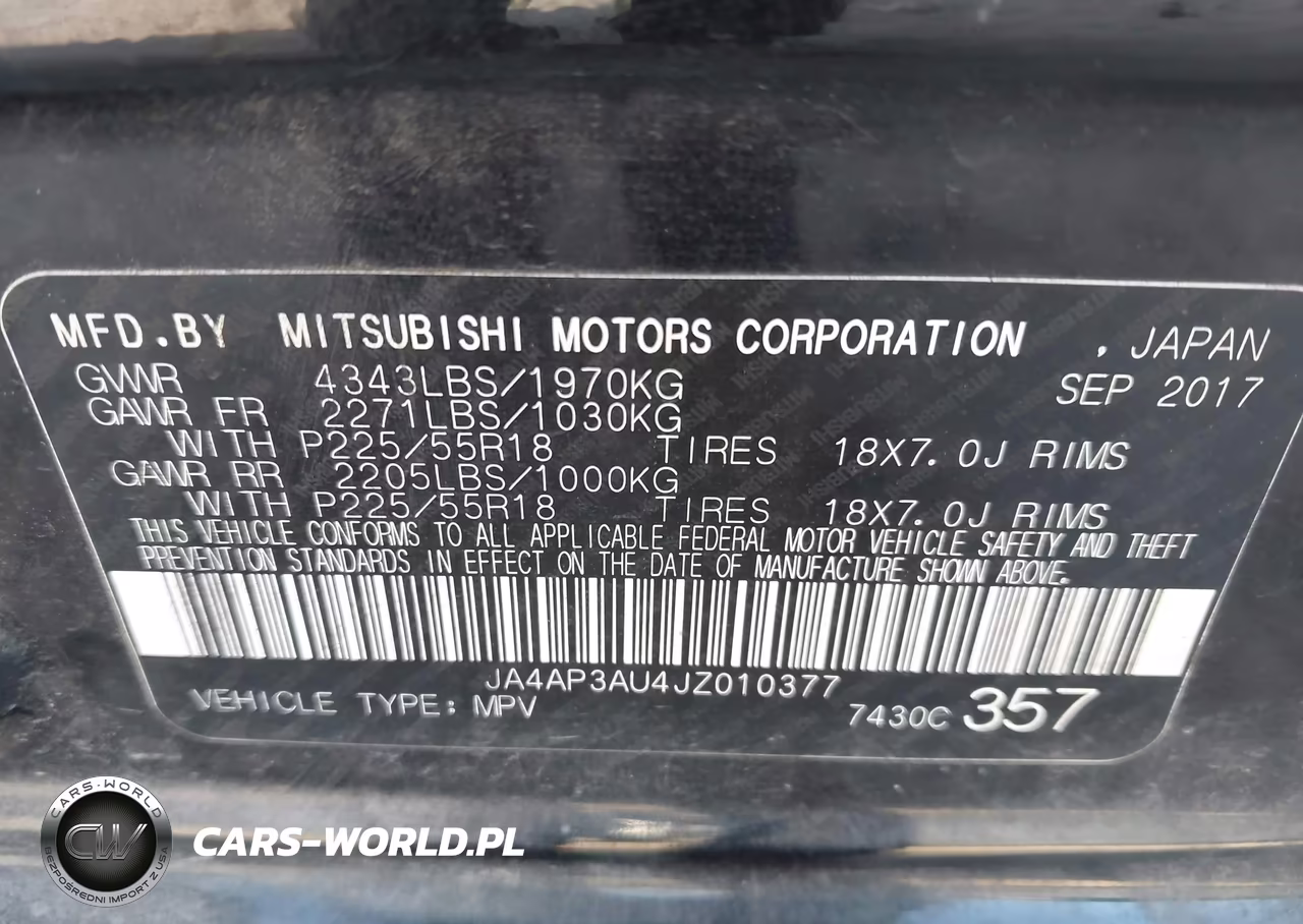 2018 Mitsubishi Outlander Sport 2.0 Es VIN:JA4AP3AU4JZ010377 - 9