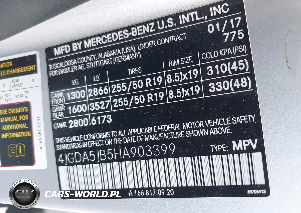 2017 Mercedes-Benz Gle 350 VIN:4JGDA5JB5HA903399 - 9