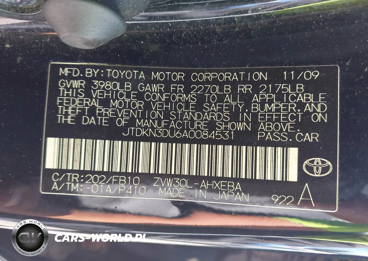 2010 Toyota Prius Ii VIN:JTDKN3DU6A0084531 - 9