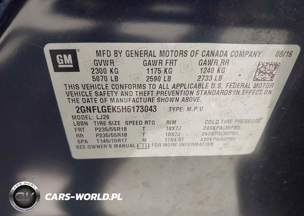 2017 Chevrolet Equinox Premier VIN:2GNFLGEK5H6173043 - 9