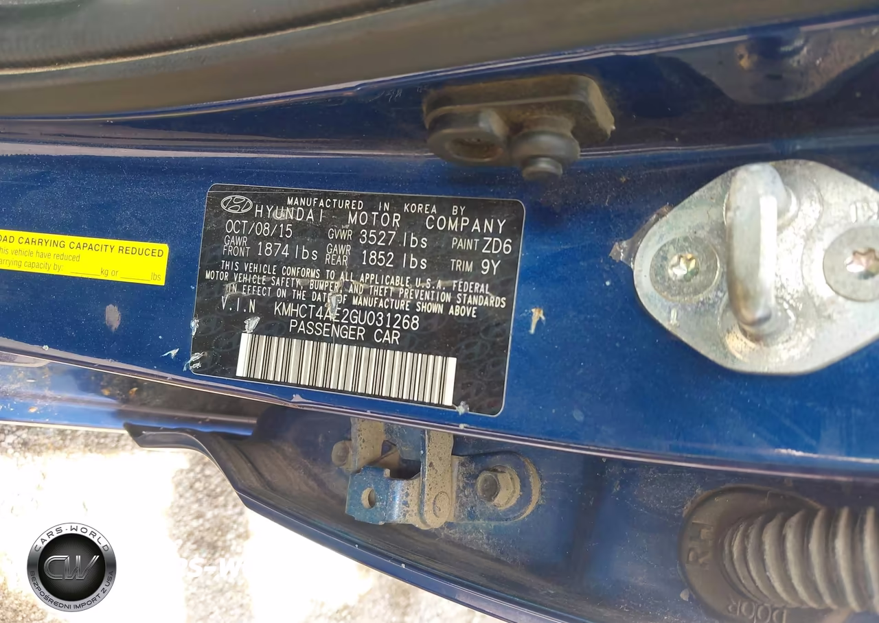 2016 Hyundai Accent Se VIN:KMHCT4AE2GU031268 - 9