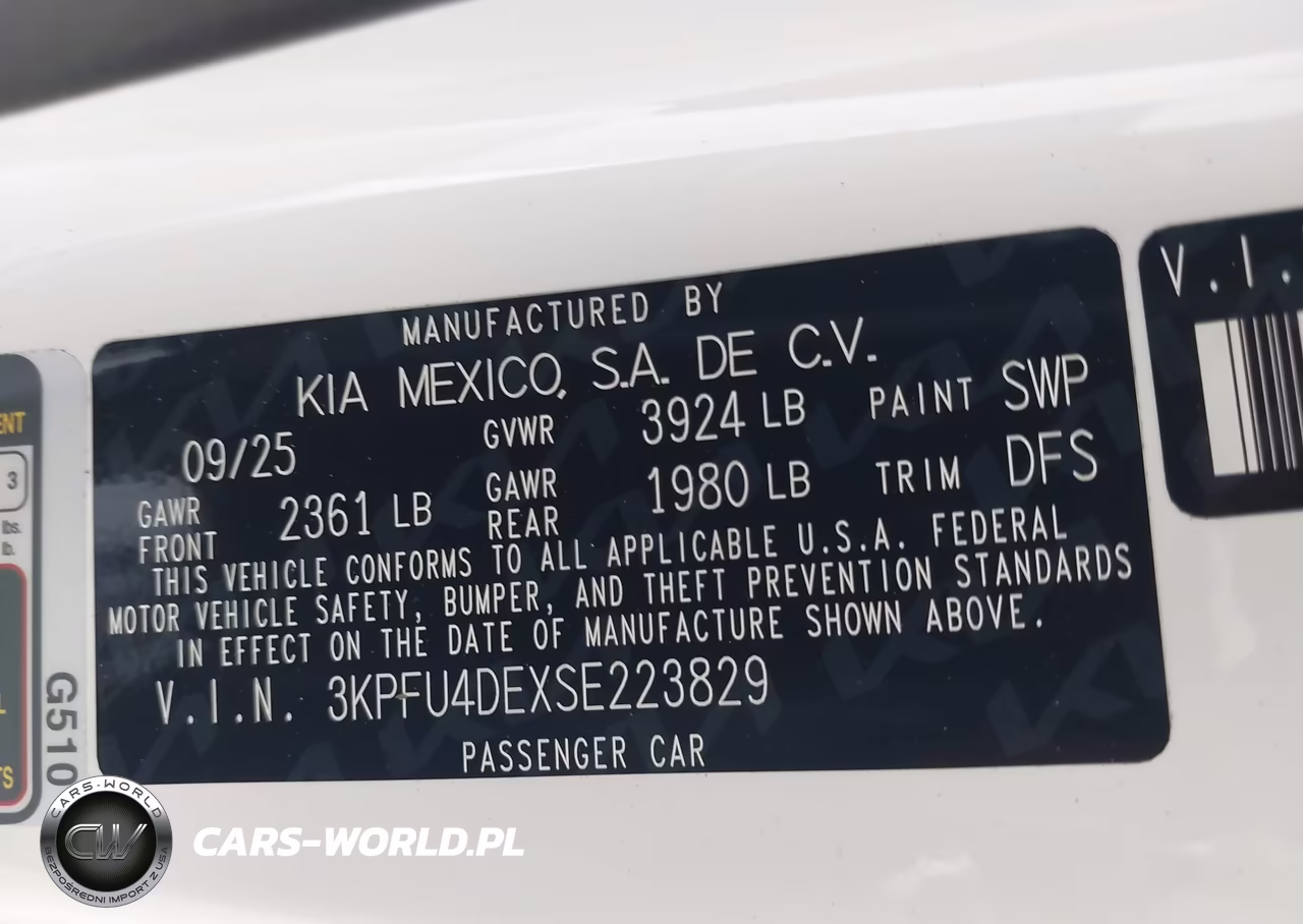 2025 Kia K4 Ex VIN:3KPFU4DEXSE223829 - 9