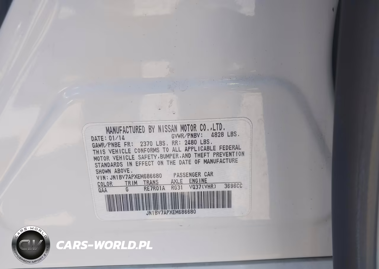 2014 Infiniti Q50 Premium VIN:JN1BV7APXEM686680 - 9
