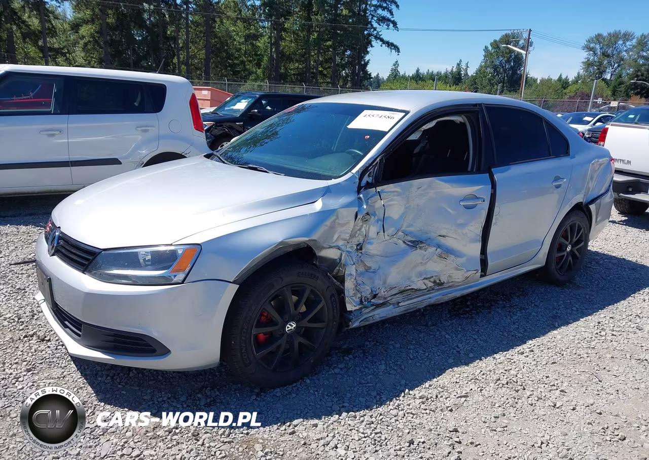 2012 Volkswagen Jetta 2.5L Se VIN:3VWBP7AJ1CM031695 - 2