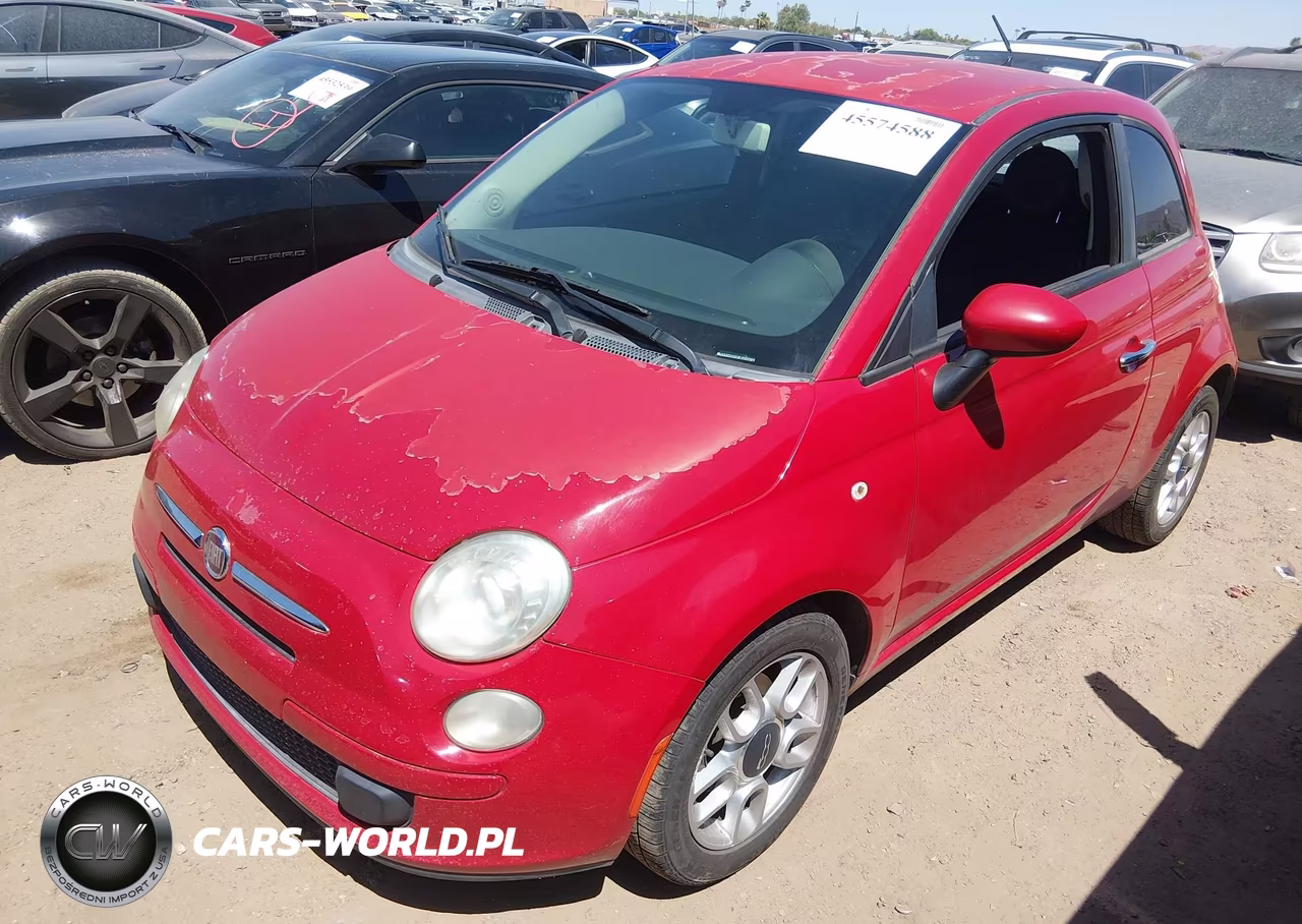 2012 Fiat 500 Pop VIN:3C3CFFAR4CT125431 - 2