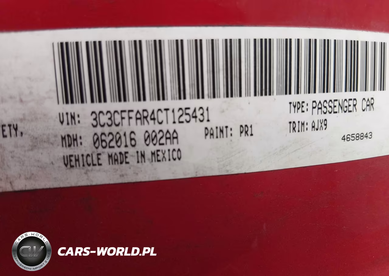 2012 Fiat 500 Pop VIN:3C3CFFAR4CT125431 - 9