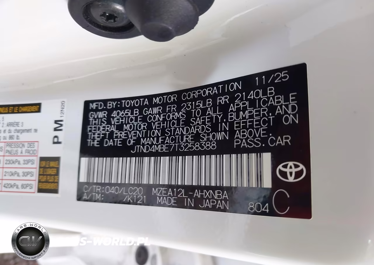 2026 Toyota Corolla Se VIN:JTND4MBE7T3258388 - 9