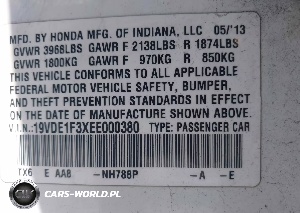 2014 Acura Ilx 2.0L VIN:19VDE1F3XEE000380 - 9