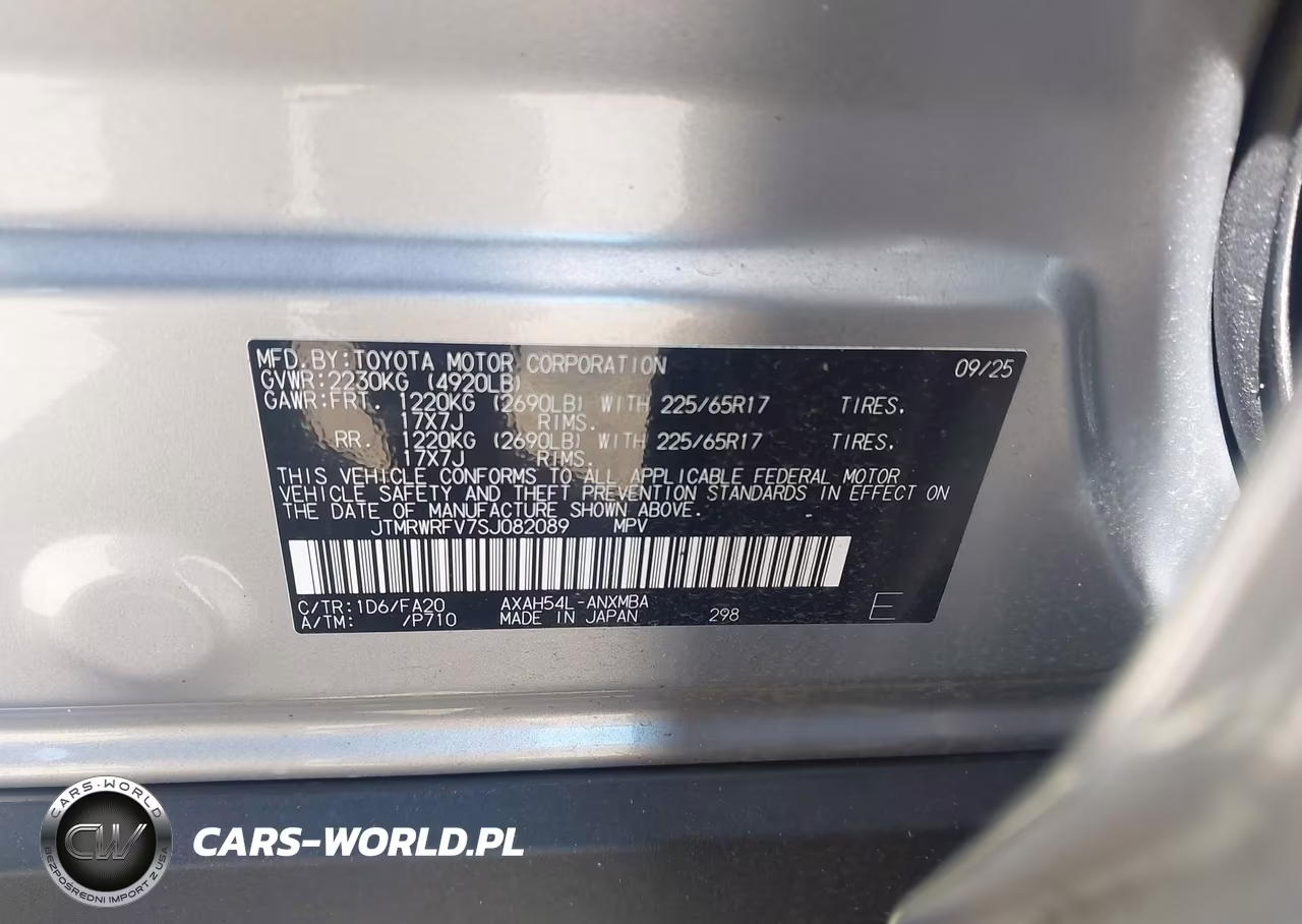 2025 Toyota Rav4 Hybrid Xle VIN:JTMRWRFV7SJ082089 - 9