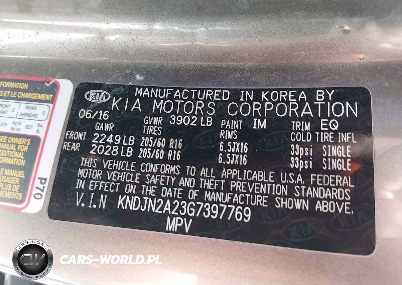 2016 Kia Soul VIN:KNDJN2A23G7397769 - 9
