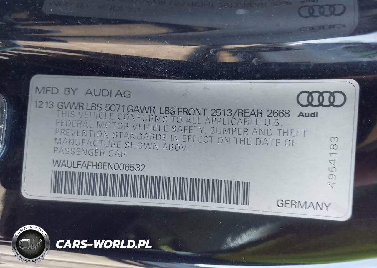 2014 Audi A5 2.0T Premium VIN:WAULFAFH9EN006532 - 9