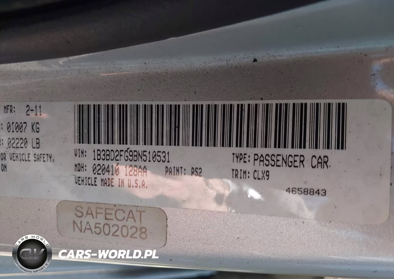 2011 Dodge Avenger Lux VIN:1B3BD2FG9BN510531 - 9