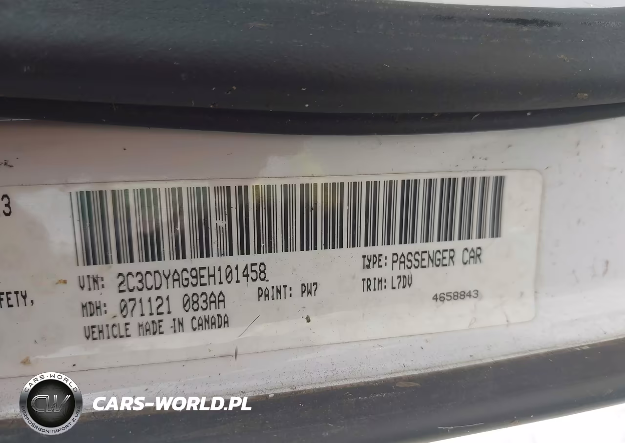 2014 Dodge Challenger Sxt VIN:2C3CDYAG9EH101458 - 9