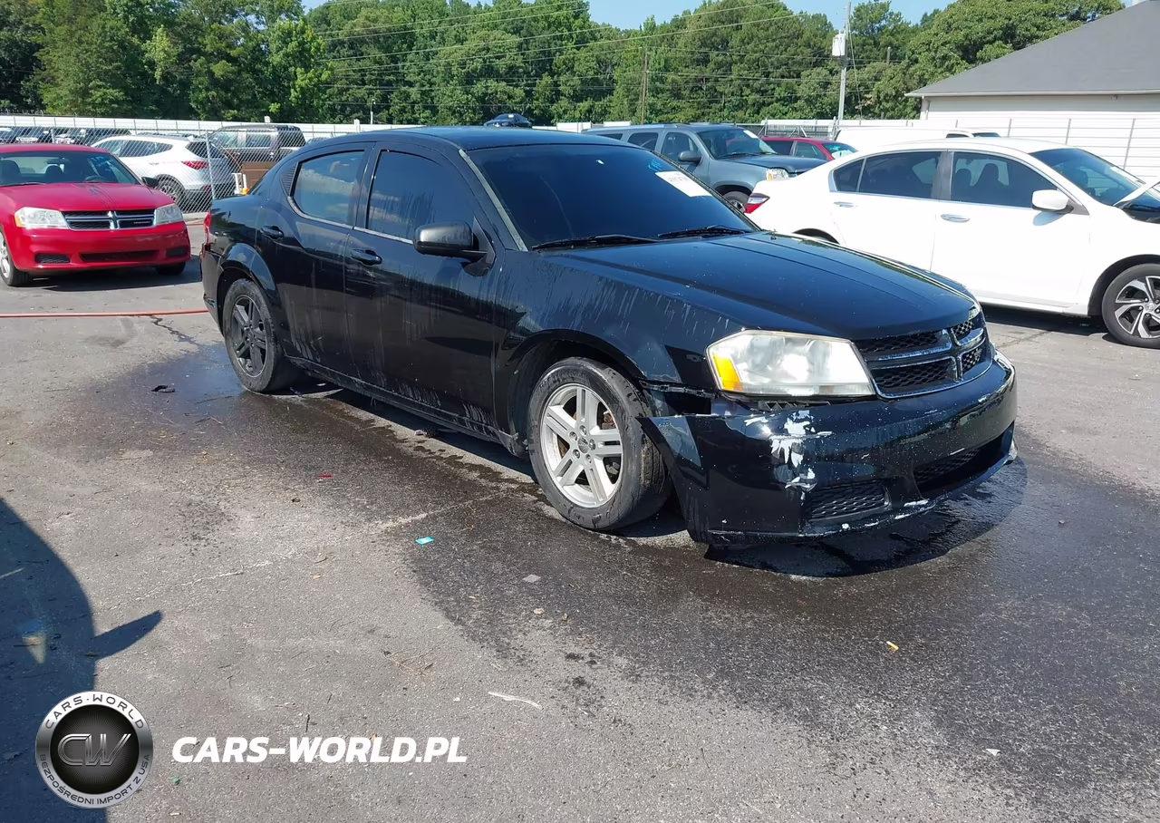 2012 Dodge Avenger Sxt VIN:1C3CDZCB3CN144642 - 1