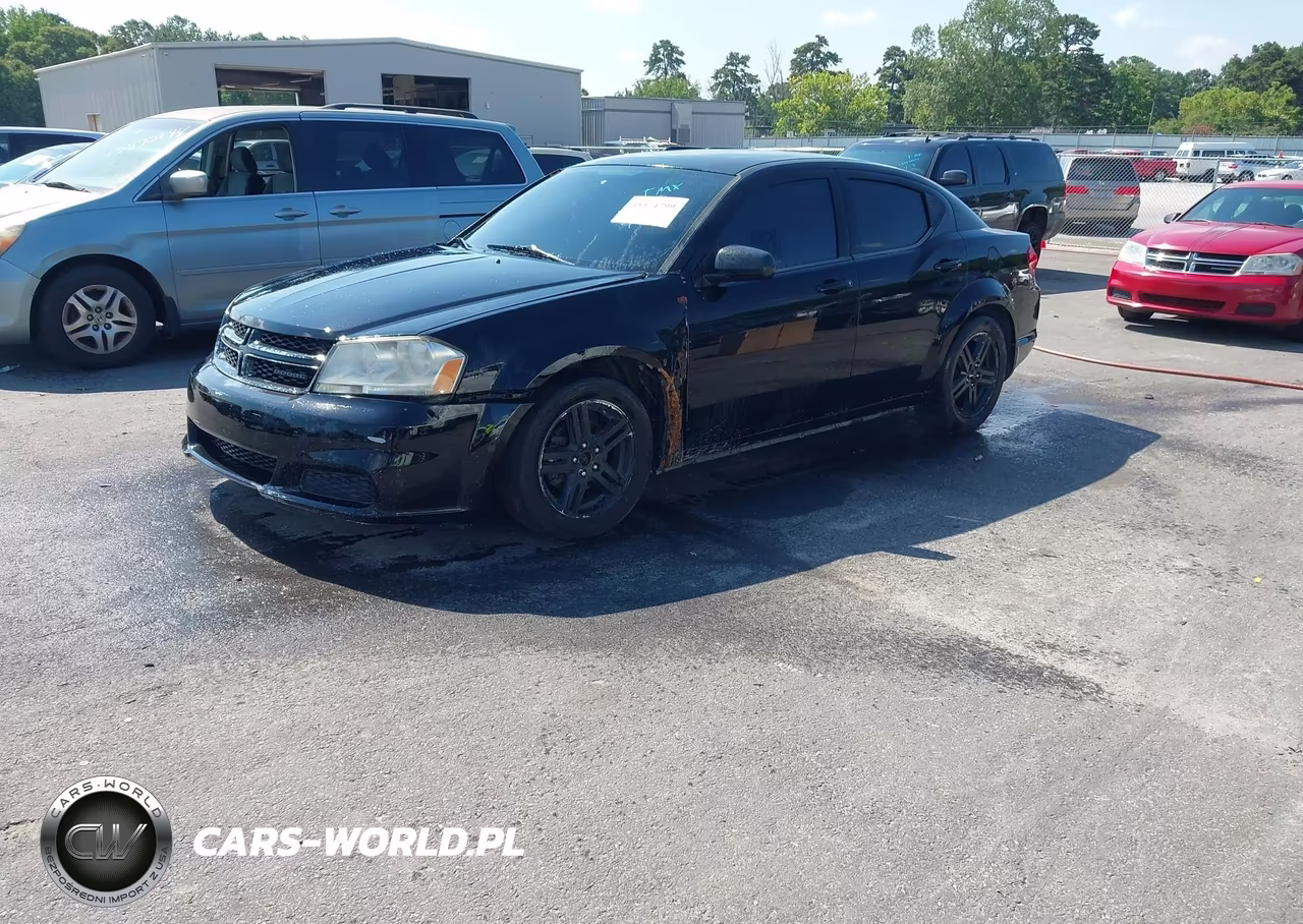 2012 Dodge Avenger Sxt VIN:1C3CDZCB3CN144642 - 2
