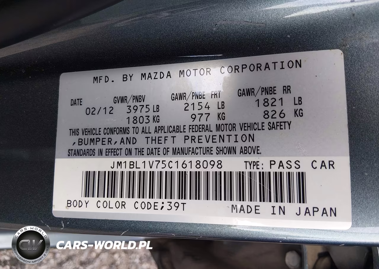 2012 Mazda Mazda3 I Touring VIN:JM1BL1V75C1618098 - 9