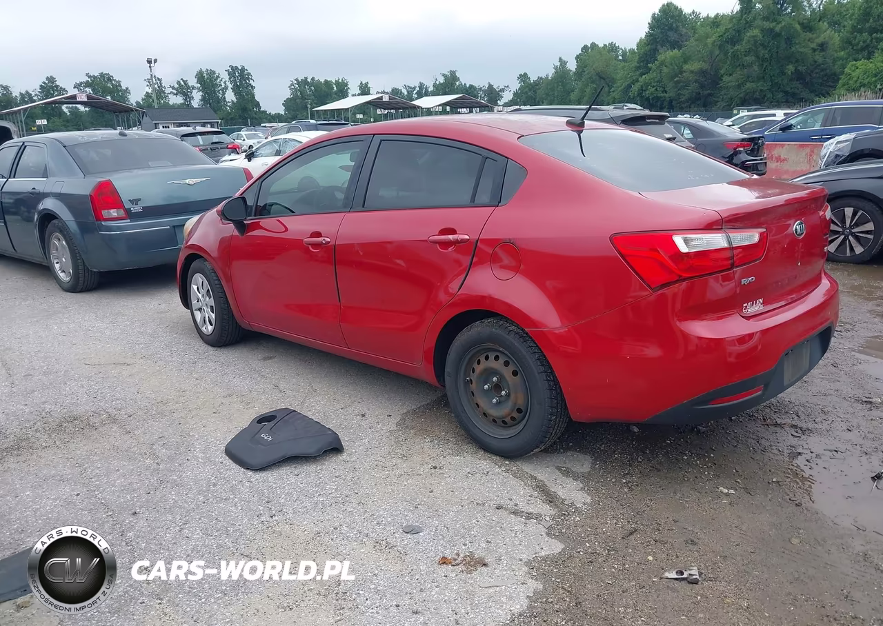 2015 Kia Rio Lx VIN:KNADM4A34F6466264 - 3