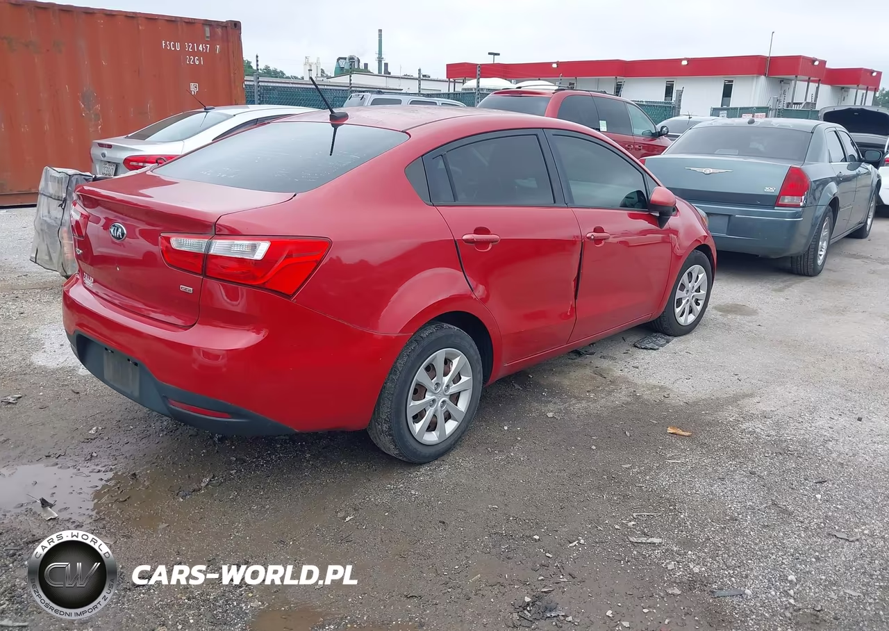2015 Kia Rio Lx VIN:KNADM4A34F6466264 - 4