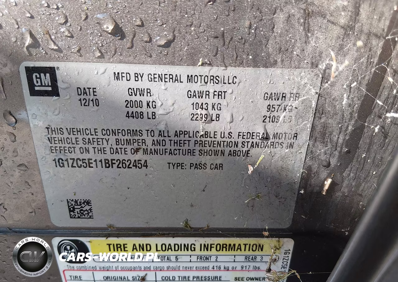 2011 Chevrolet Malibu 1Lt VIN:1G1ZC5E11BF262454 - 9