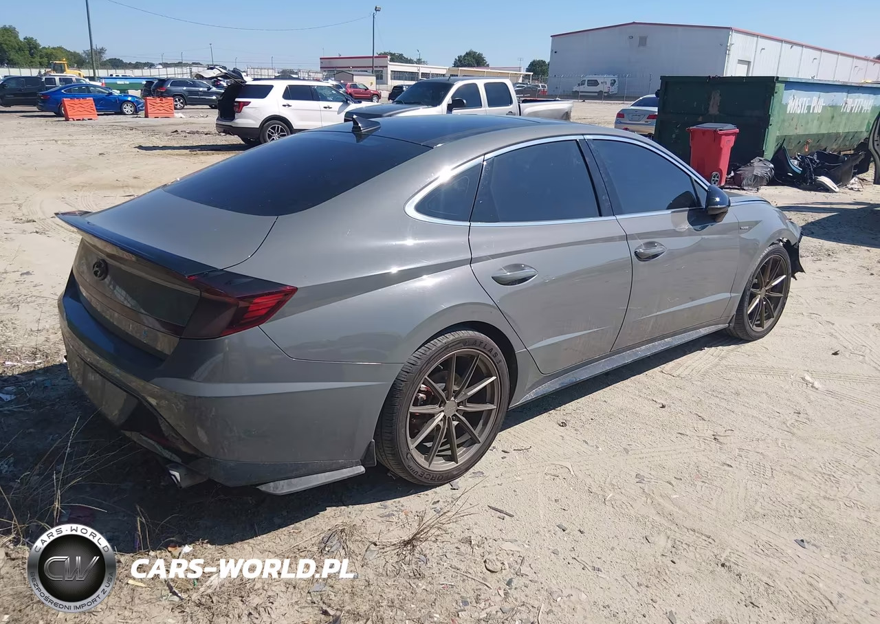 2021 Hyundai Sonata Sel Plus VIN:5NPEJ4J24MH112884 - 4