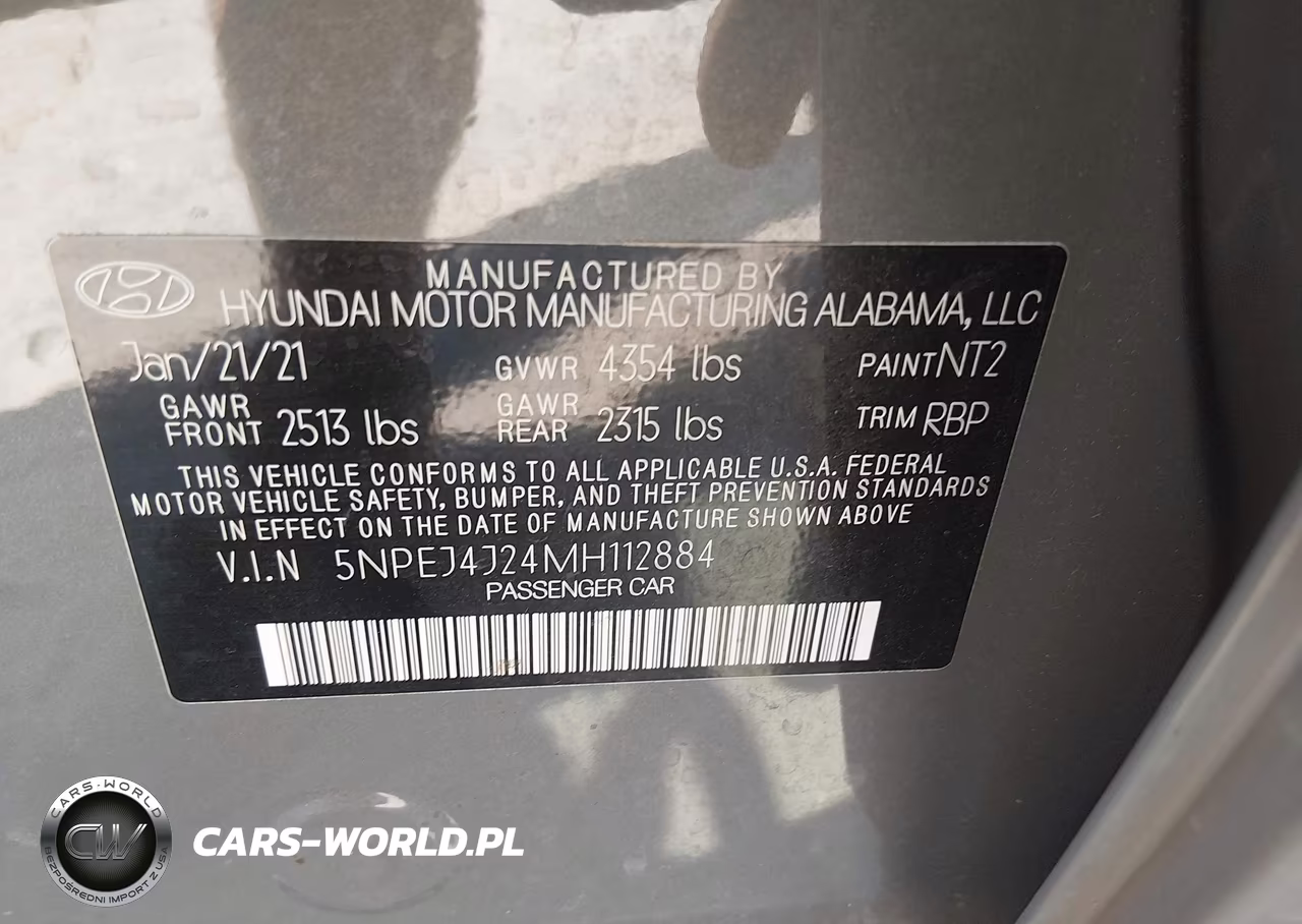 2021 Hyundai Sonata Sel Plus VIN:5NPEJ4J24MH112884 - 9