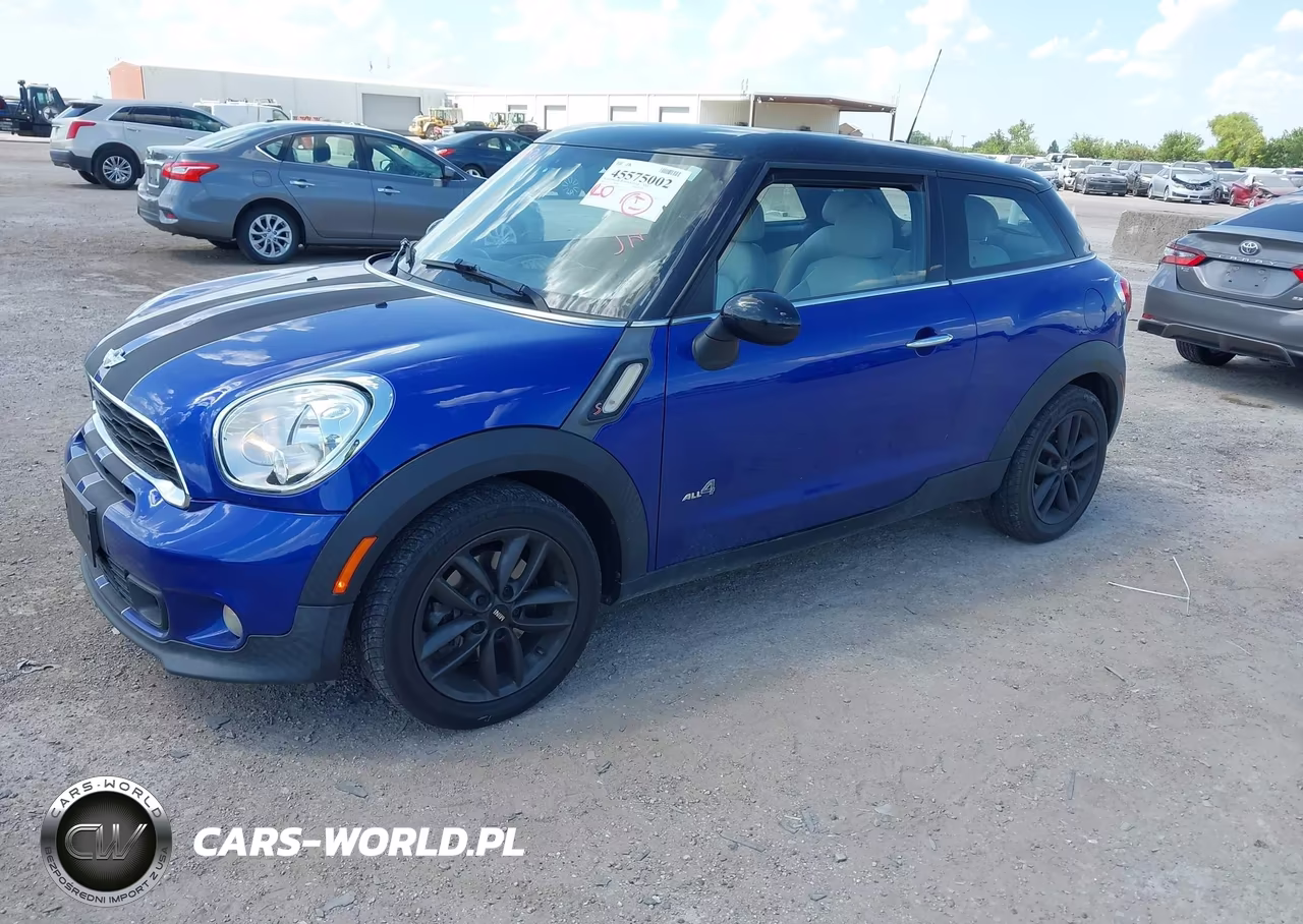 2013 Mini Paceman Cooper S VIN:WMWSS7C55DWN51849 - 2