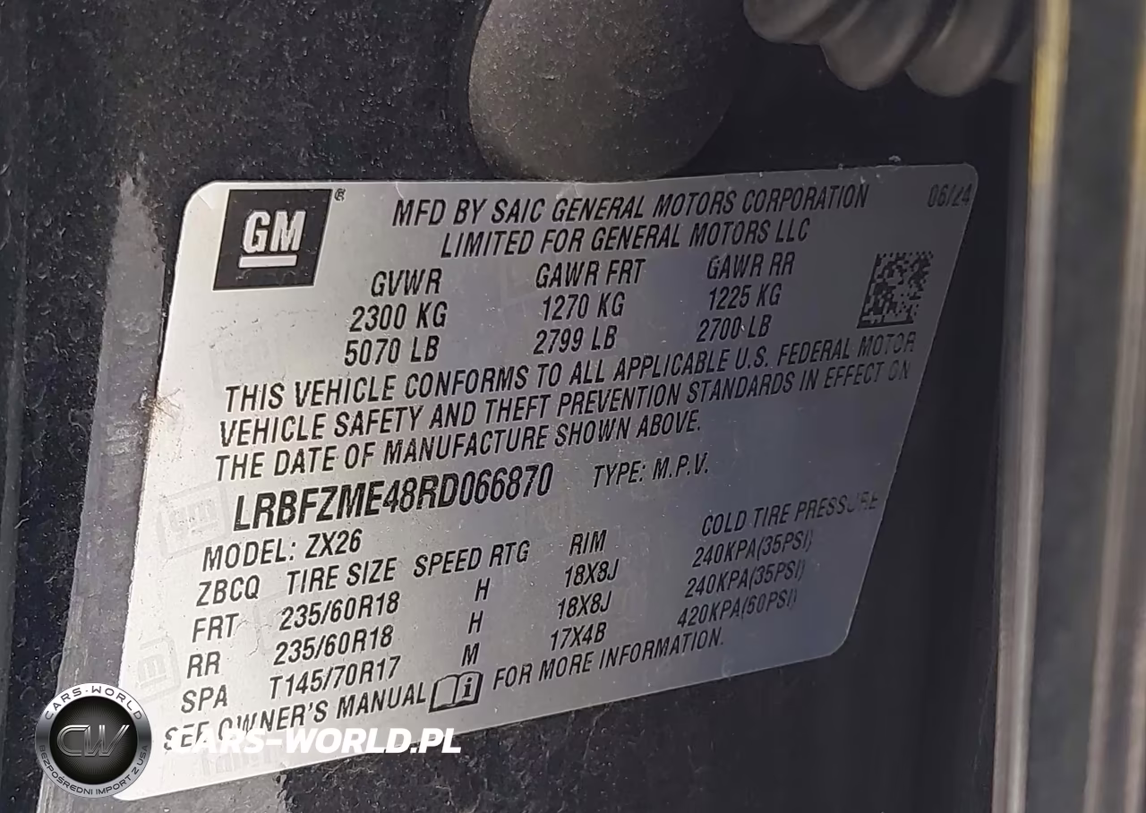 2024 Buick Envision Preferred Awd VIN:LRBFZME48RD066870 - 9