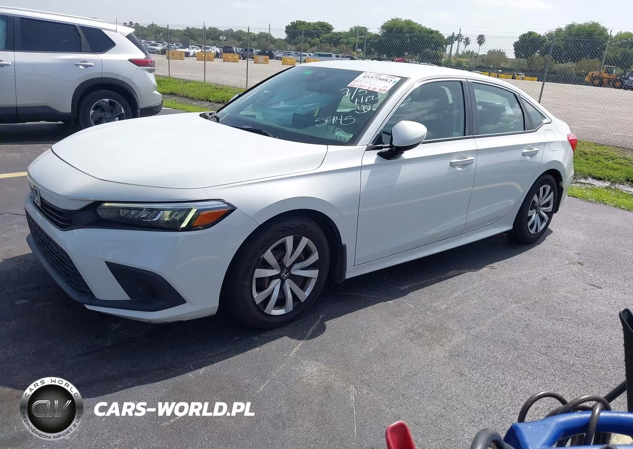 2022 Honda Civic Lx VIN:2HGFE2F27NH535945 - 2