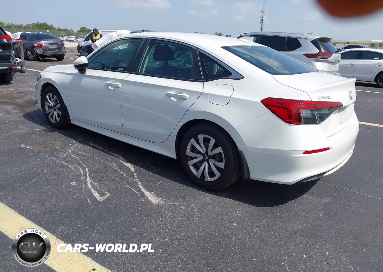 2022 Honda Civic Lx VIN:2HGFE2F27NH535945 - 3