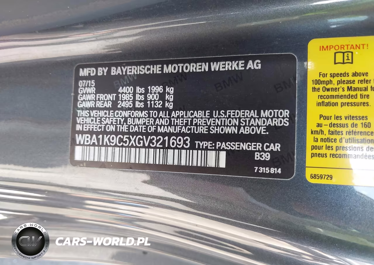 2016 BMW 228I VIN:WBA1K9C5XGV321693 - 9