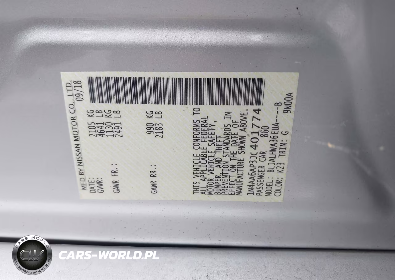 2018 Nissan Maxima 3.5 Platinum VIN:1N4AA6AP3JC401774 - 9