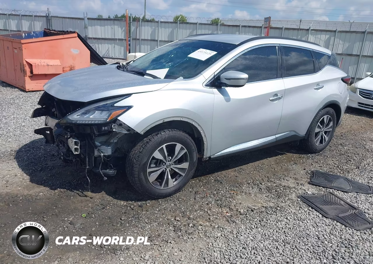 2021 Nissan Murano Sv Fwd VIN:5N1AZ2BJ2MC143480 - 2