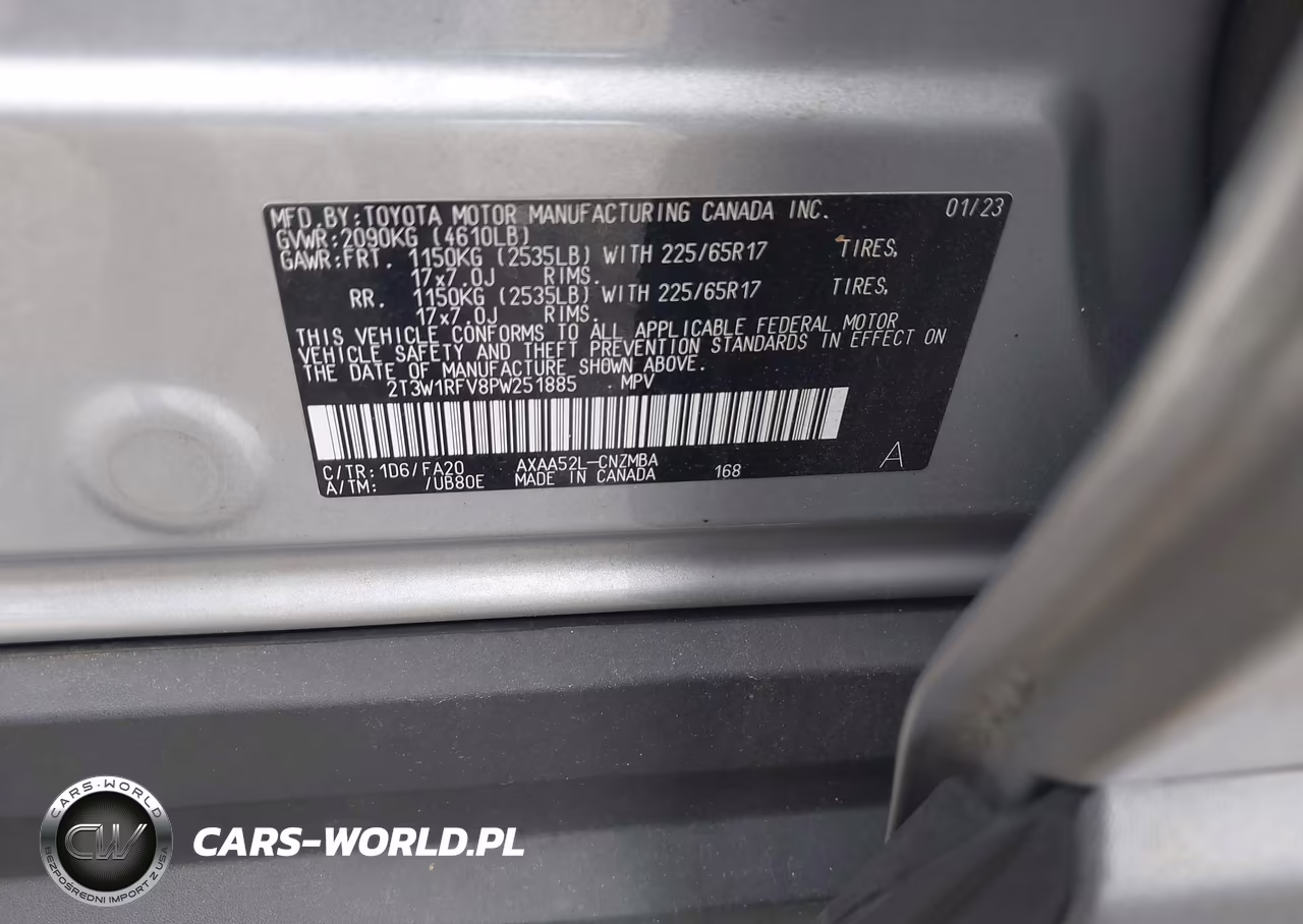 2023 Toyota Rav4 Xle VIN:2T3W1RFV8PW251885 - 9