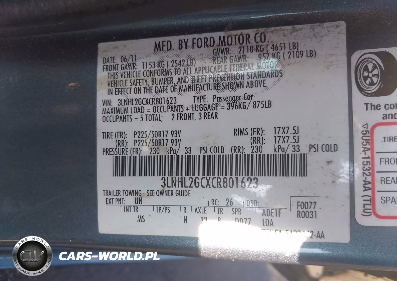 2012 Lincoln Mkz VIN:3LNHL2GCXCR801623 - 9