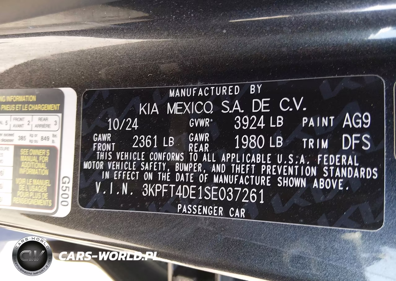 2025 Kia K4 Lxs VIN:3KPFT4DE1SE037261 - 9