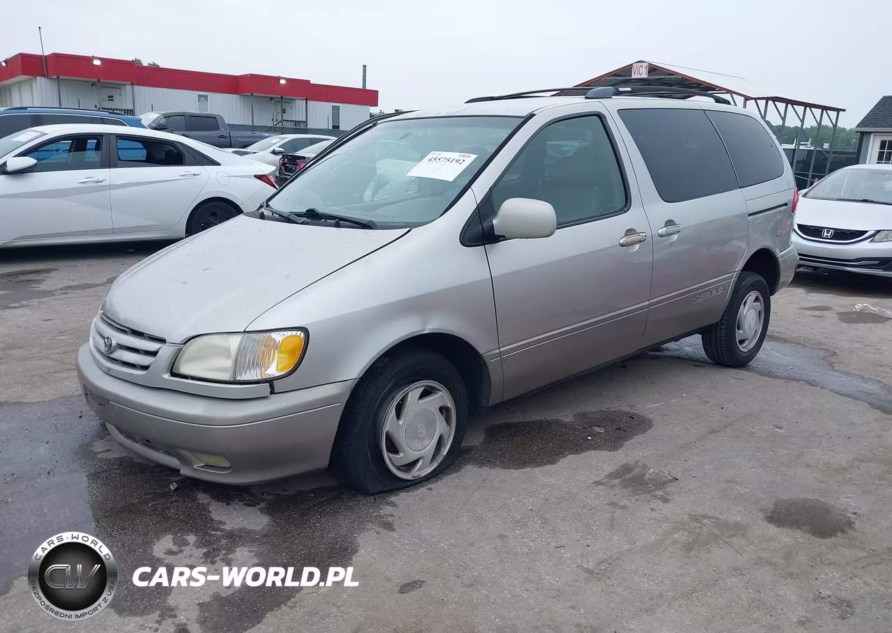 2001 Toyota Sienna Xle VIN:4T3ZF13C61U321443 - 2