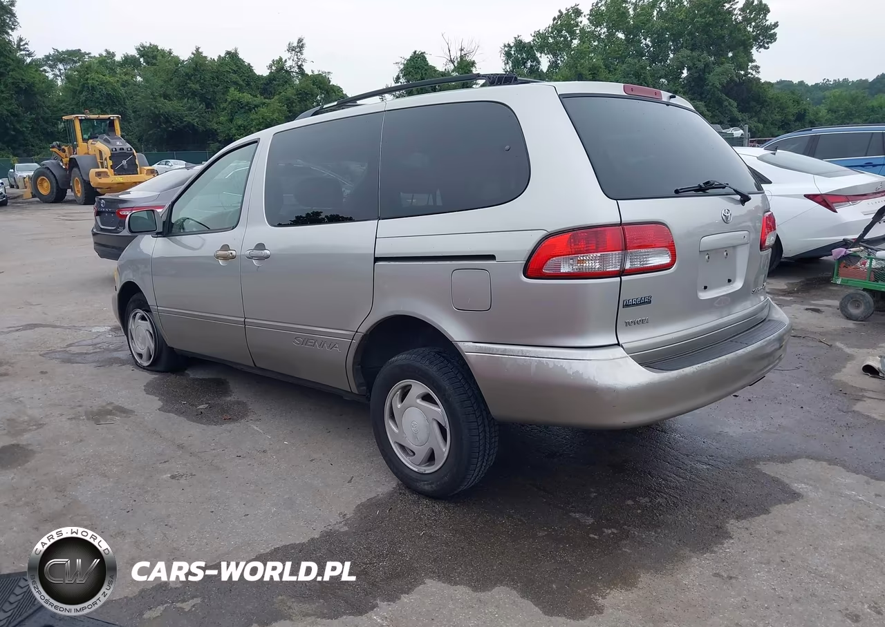 2001 Toyota Sienna Xle VIN:4T3ZF13C61U321443 - 3