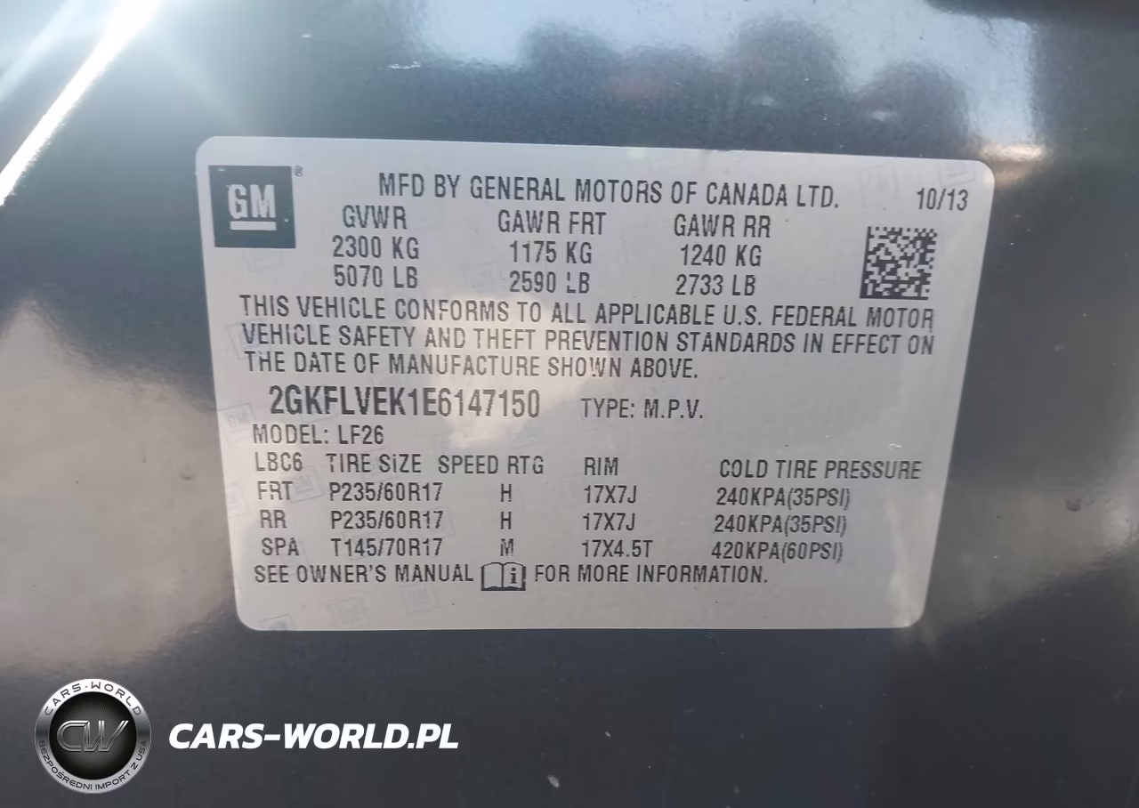 2014 GMC Terrain Sle-1 VIN:2GKFLVEK1E6147150 - 9