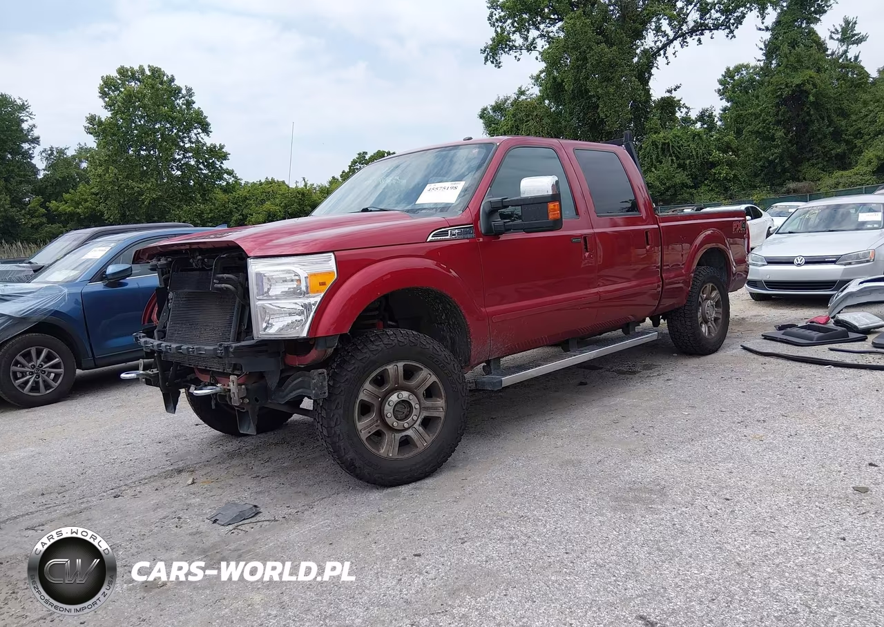 2013 Ford Super Duty F-250 Srw Lariat VIN:1FT7W2B60DEB32985 - 2