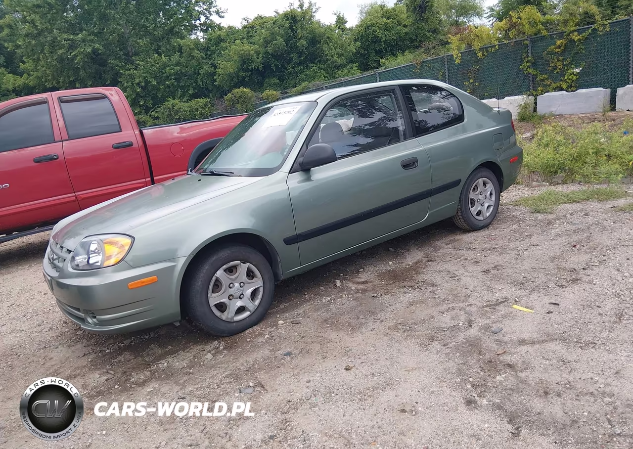 2004 Hyundai Accent VIN:KMHCF35C54U299866 - 2