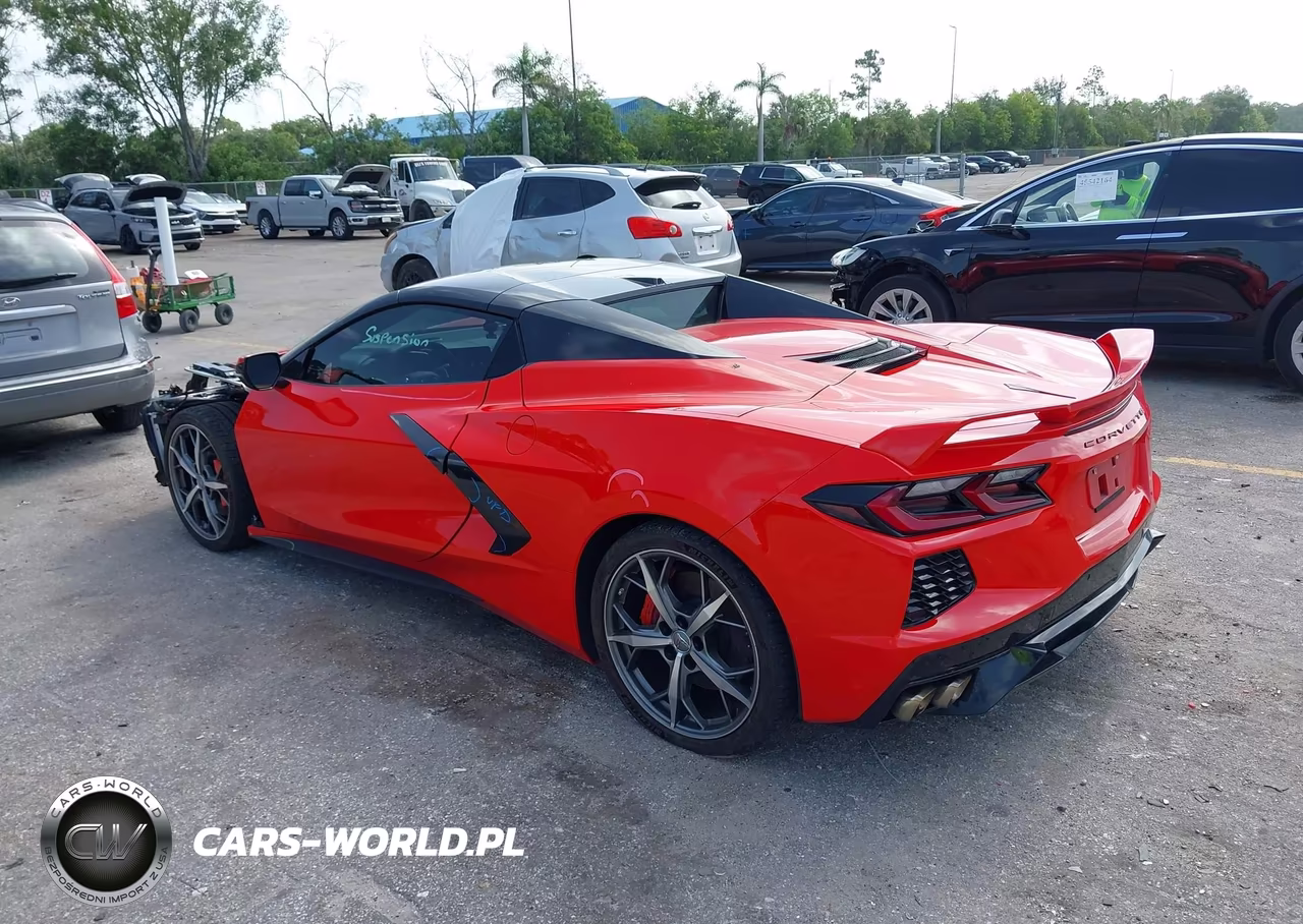 2022 Chevrolet Corvette Stingray Rwd 3Lt VIN:1G1YC3D49N5106989 - 3