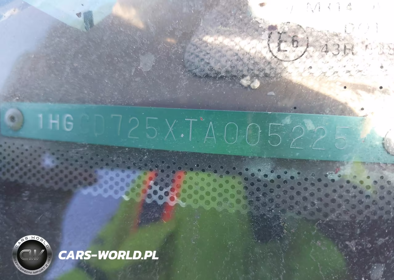 1996 Honda Accord Ex-Ex-R VIN:1HGCD725XTA005225 - 12