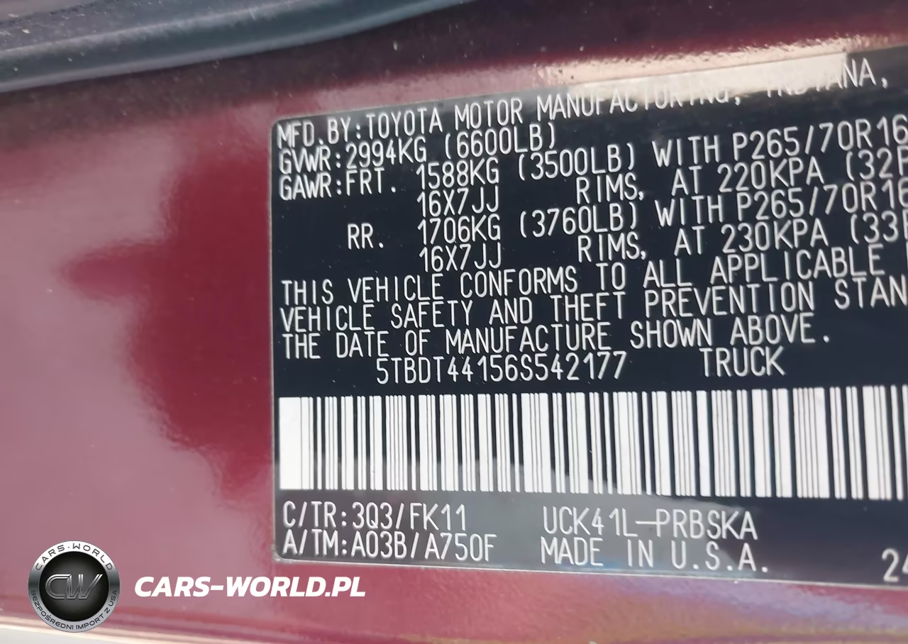 2006 Toyota Tundra Sr5 V8 VIN:5TBDT44156S542177 - 9
