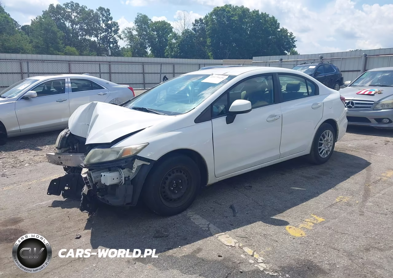 2013 Honda Civic Lx VIN:19XFB2F54DE035057 - 2