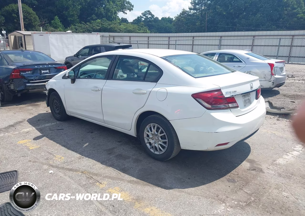 2013 Honda Civic Lx VIN:19XFB2F54DE035057 - 3